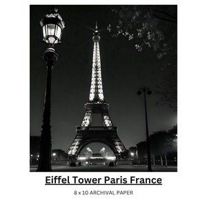 COPY - ORIGINAL STUNNING IMAGE OF THE EIFFEL TOWER IN PARIS FRANCE